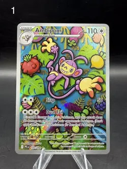 Ambipom 107/094 - 2025 Pokemon Phantasmal Flames Illustration Rare - Full Art - Image 1