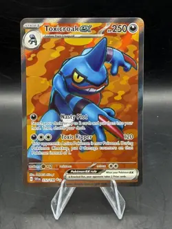 Pokemon TCG Toxicroak ex (Full Art) 232/198 Sv01: Scarlet & Violet Base Ultra Ra - Image 1