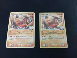 2x Pokemon - Rihornior [4] Lv.55 – RR 32/111 – Deutsch – NonHolo NM - Holo PL - Image 1