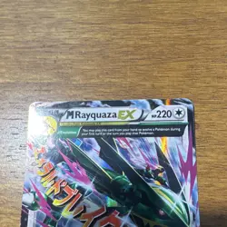 Pokemon Company M Rayquaza EX 76/108 Ultra Rare Full Art Holo 220 HP Eng - Image 1