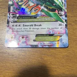 Pokemon Company M Rayquaza EX 76/108 Ultra Rare Full Art Holo 220 HP Eng - Image 2