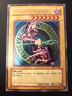 Yu-Gi-Oh! Dunkler Magier, SDY-G005, Ultra Rare, 2. Auflage, Deutsch, Good - Image 1