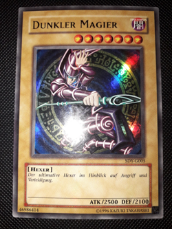 Yu-Gi-Oh! Dunkler Magier, SDY-G005, Ultra Rare, 2. Auflage, Deutsch, Good - Image 2