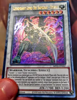 Yu-Gi-Oh! Ultimate Rare Style Legendary Lord Six Samurai - Enishi - Image 1
