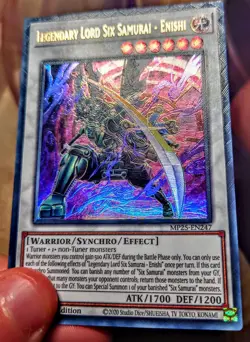 Yu-Gi-Oh! Ultimate Rare Style Legendary Lord Six Samurai - Enishi - Image 2