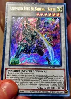 Yu-Gi-Oh! Ultimate Rare Style Legendary Lord Six Samurai - Enishi - Image 3