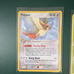 Pokemon EX Delta Species Pidgeot 2/17 Holo Quagsire 21/101 Card Lot (2) - Image 2