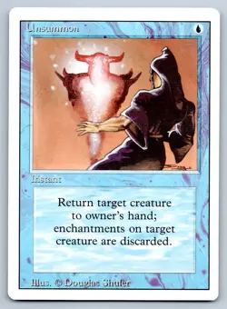 MTG Unsummon C Revised Edition (3ED) NM Magic - Image 1