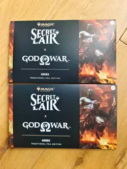 MTG Secret Lair x God of War: Greek FOIL Edition Playstation - FAST SHIP🚚 - Image 1