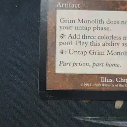 Grim Monolith Urza's Legacy Regular - Image 2