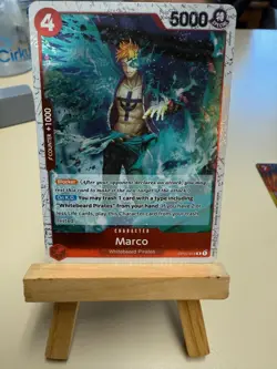 ONE PIECE Card Game: Marco Character Card- *OP02-018* Paramount War *Foil* - Image 1