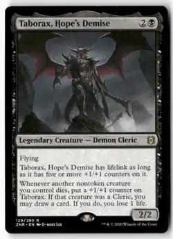 Taborax, Hope's Demise 129 Rare Zendikar Rising Magic: The Gathering Near Mint - Image 1