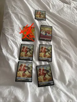 MTG Robot Token x5 and Wastes x1 FOILS [Fallout Tokens] Near Mint Magic - Image 1