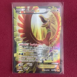 Pokemon TCG Ho-Oh EX Full Art Holo Card 121/122 Ultra XY Breakpoint 2016 - Image 1