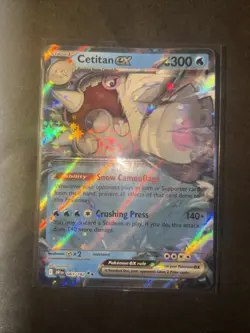 Cetitan ex 65/182 Pokemon TCG SV10: Destined Rivals LP - Image 1