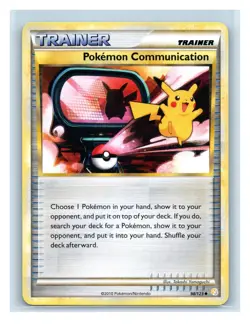 Pokemon Communication Normal 98/123 Uncommon HeartGold SoulSilver LP - Image 1
