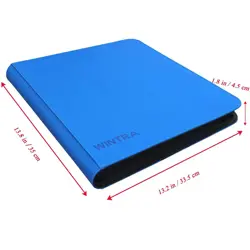 WINTRA 12 Pocket Blue Card Binder, Side Loading Trading Card Collectors Album... - Image 4