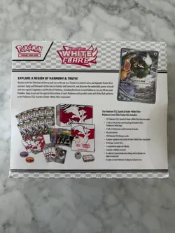 Pokemon TCG White Flare Pokemon Center Elite Trainer Box ETB NEW/SEALED - Image 2