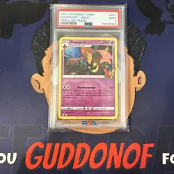 PSA 9 MINT 2022 Pokemon Trick or Trade GOURGEIST #077 Holo Stamped - Image 1