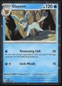 Glaceon (Cosmos Holo) 171 Holo Promo Scarlet & Violet Promo Pokemon Holo NM - Image 1