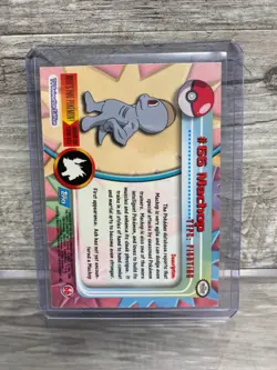 Machop #66 Non-Foil Topps Blue Logo Pokemon TV Animation Edition LP - Image 2