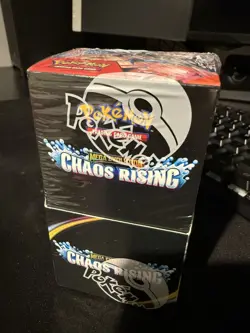 Sealed Pokemon TCG Mega Evolution Chaos Rising half Booster Box (18 Packs) - Image 1
