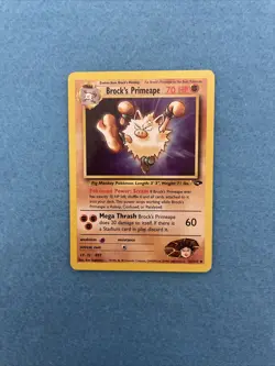 Brock's Primeape 35/132 Gym Challenge Uncommon Pokemon Card 2000 TCG - Image 1