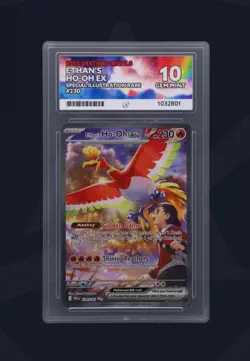 Pokemon Ethan's Ho-Oh EX Sir 230/182 Destined Rivals Ace 10 - Image 1
