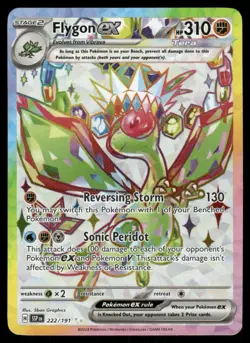 Pokemon Cards Flygon ex 222/191 Surging Sparks Ultra Rare NM - Image 1