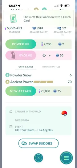 Pokemon Go Shiny Amaura - Image 2