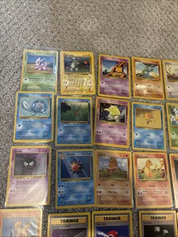 Vintage Pokemon Base Set Unlimited Fossil Jungle Lot 35 Cards All Different - Image 2