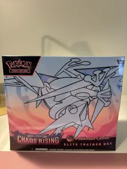 Pokemon TCG Chaos Rising Elite Trainer Box Pokemon Center Edition - Image 1