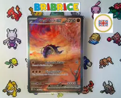 Carte pokemon Great Tusk ex Fort-Ivoire ex SVI 246/198 EN - Image 1