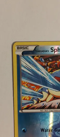Pokemon 2015 XY Double Crisis Team Aqua's Spheal 3/34 Reverse Holo - Image 3