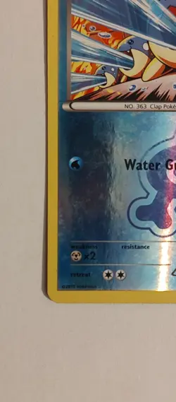 Pokemon 2015 XY Double Crisis Team Aqua's Spheal 3/34 Reverse Holo - Image 5