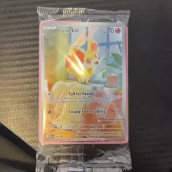 Chaos Rising Fennekin Stamped Pokemon Center Black Star Promo-sealed Near Mint - Image 1