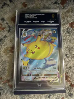 2021 POKEMON CELEBRATIONS #007 FULL ART/FLYING PIKACHU VMAX ARK 9 - Image 1
