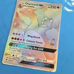 Pokemon TCG Charizard GX 150/147 Burning Shadows Rainbow Secret Rare Full Art - Image 4