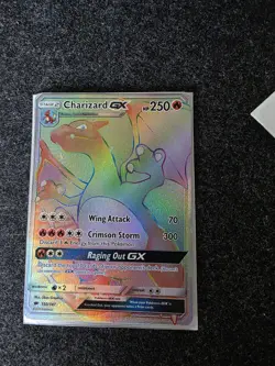 Pokemon TCG - Charizard GX 150/147 - Burning Shadows - Rainbow Secret Rare - Image 1