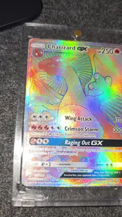 Pokemon TCG - Charizard GX 150/147 - Burning Shadows - Rainbow Secret Rare - Image 2