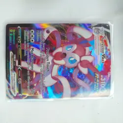Sylveon MISCUT VMAX 075/203 Evolving Skies Pokemon TCG NM - Mint Ultra Rare Card - Image 2
