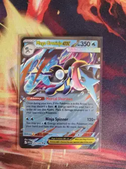Mega Greninja EX 022/086 Chaos Rising Holo Rare Pokemon Card NM - Image 1