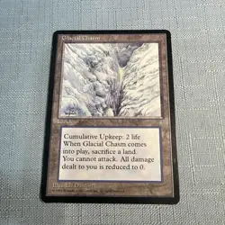 Glacial Chasm Ice Age Mtg Magic The Gathering Card - Image 1