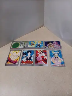 Dragon Ball Z Series 2 Cards Silver #51 25 45 80 78 73 62 Bird Studios 1989 Toei - Image 1