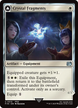 Crystal Fragments // Summon: Alexander (FOIL) x1 - MTG Final Fantasy FIN #13 - Image 1