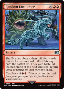 Random Encounter (FOIL) x1 - MTG Final Fantasy FIN #150 - Image 1