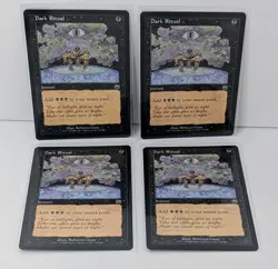Dark Ritual Lot Of 4 - Magic The Gathering MTG - Mercadian Masques! - Image 1