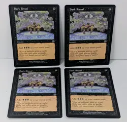 Dark Ritual Lot Of 4 - Magic The Gathering MTG - Mercadian Masques! - Image 2