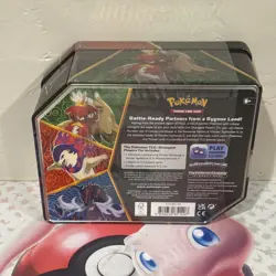 NEW- Pokemon Divergent Powers 2 Tin Lot- Hisuian Typhlosion & Hisuian Samurott - Image 3