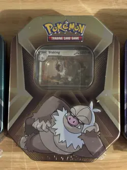 POKEMON Triple Whammy Collectors Tin ~ Set Of 3 Darkrai Slaking Tyranitar SEALED - Image 4